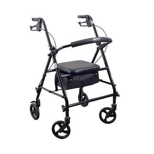 Medacure Steel Rollator Walker with Seat - Elvoros