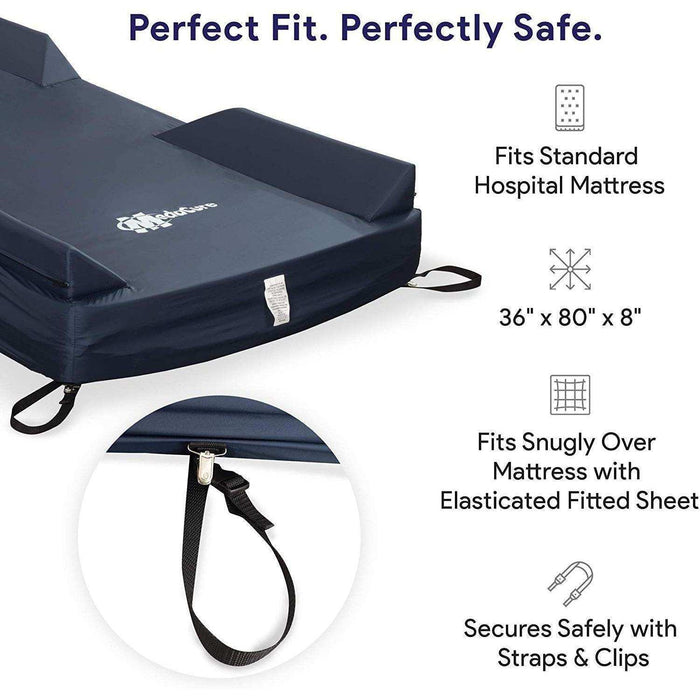 Medacure Foam Bolster Mattress Cover with Defined Perimeter - Elvoros