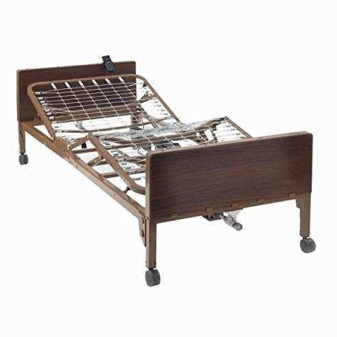 Medacure Full Electric Hospital Bed with Mattress and Rail - Elvoros