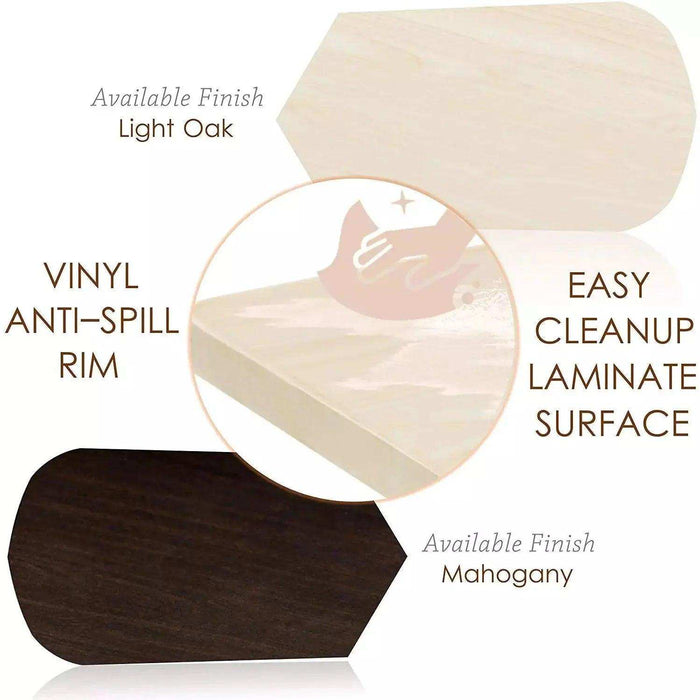 Medacure Overbed Table - Oak - Elvoros