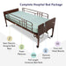 Medacure Semi Electric Hospital Bed Mattress Rails Options - Elvoros
