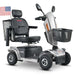 Metro Mobility S500 Series 4-Wheel Heavy Duty Travel Mobility Scooter - Elvoros