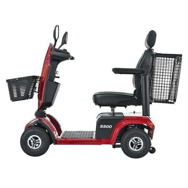 Metro Mobility S500 Series 4-Wheel Heavy Duty Travel Mobility Scooter - Elvoros