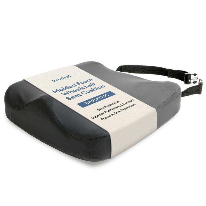 Molded Foam Bariatric Seat Cushion - Pressure Sensitive For Superior Support - Elvoros