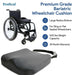 Molded Foam Bariatric Seat Cushion - Pressure Sensitive For Superior Support - Elvoros