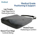 Molded Foam Bariatric Seat Cushion - Pressure Sensitive For Superior Support - Elvoros