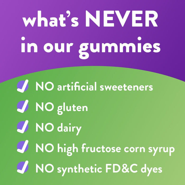 Vitafusion Multi+ Energy Multi-Vitamins Gummy Raspberry + Black Tea