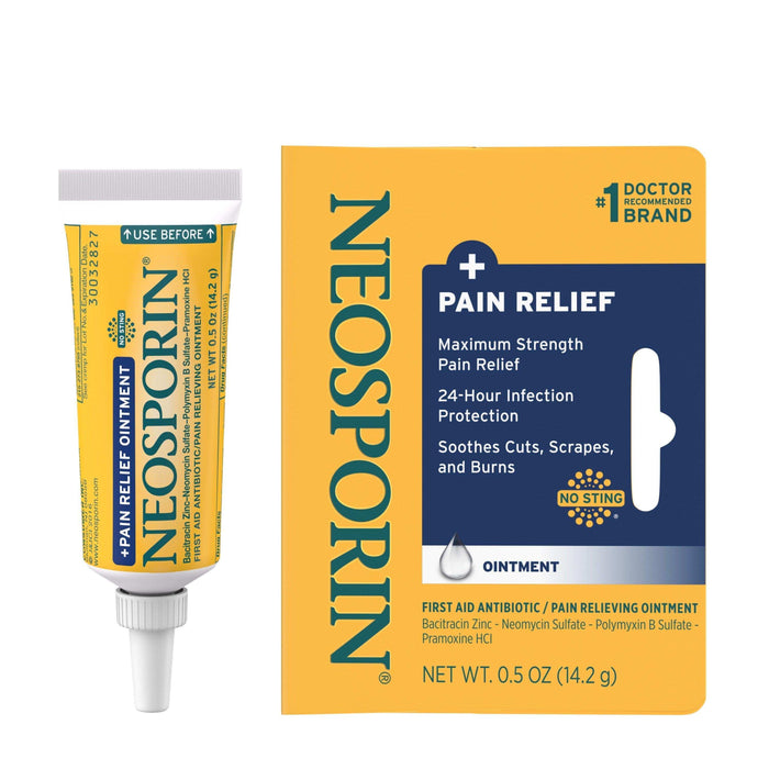 Neosporin + Pain Relief Ointment - .5oz - Elvoros