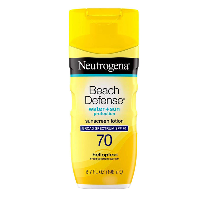 Neutrogena Beach Defense Water + Sun Protection Sunscreen Lotion SPF 70 - 6.7oz - Elvoros