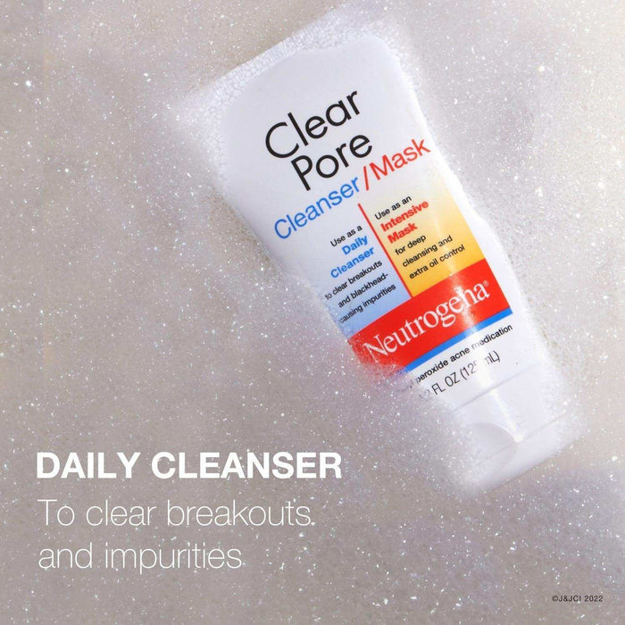 Neutrogena Clear Pore Cleanser/Mask - 4.2oz. - Elvoros