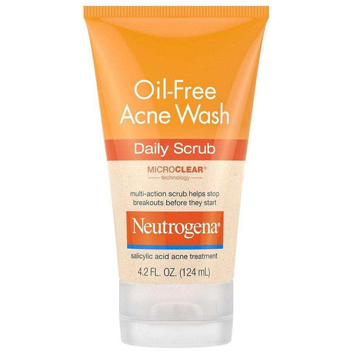 Neutrogena Oil-Free Acne Daily Face Scrub - 4.2oz. - Elvoros