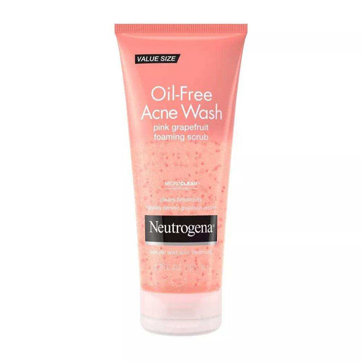Neutrogena Oil-Free Acne Wash Pink Grapefruit Foaming Scrub - 6.7 oz. - Elvoros