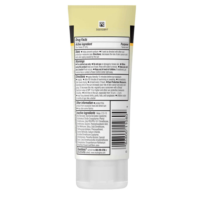 Neutrogena Sheer Zinc Dry-Touch Sunscreen Lotion SPF 50 - 3 fl oz - Elvoros