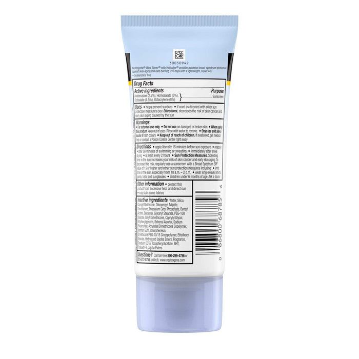 Neutrogena Ultra Sheer Dry-Touch SPF 30 Sunscreen Lotion - 3 fl oz - Elvoros