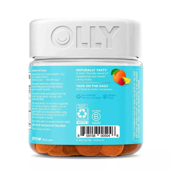 OLLY The Essential Prenatal Gummy Multivitamin, Sweet Citrus, 30 Day Supply - 60 ct. - Elvoros