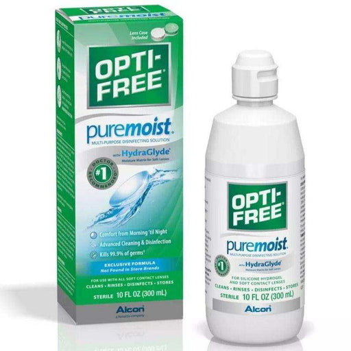 Opti-Free PureMoist Disinfecting Solution - 10 fl oz. - Elvoros