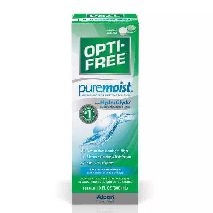 Opti-Free PureMoist Disinfecting Solution - 10 fl oz. - Elvoros