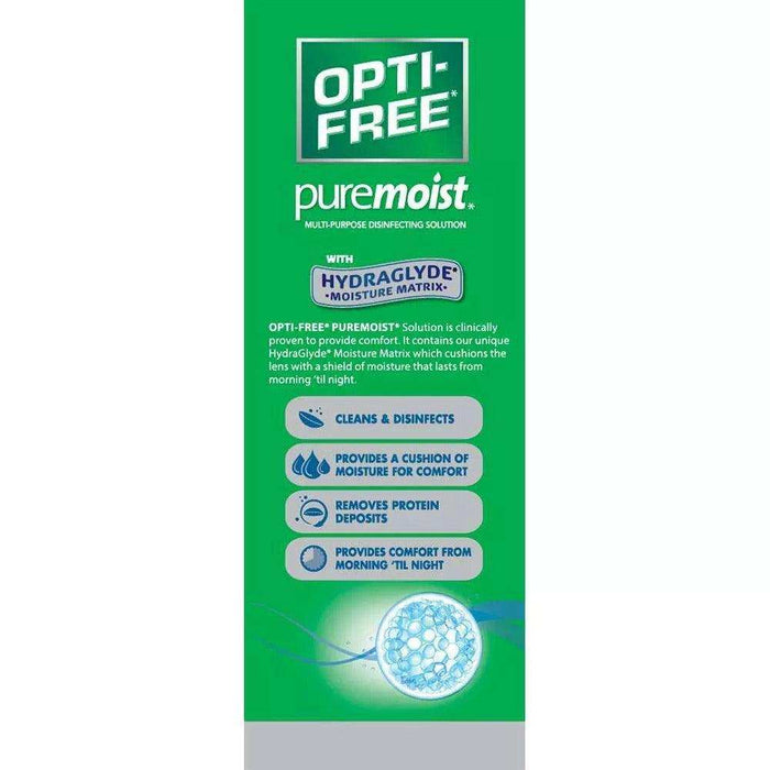 Opti-Free PureMoist Disinfecting Solution - 10 fl oz. - Elvoros