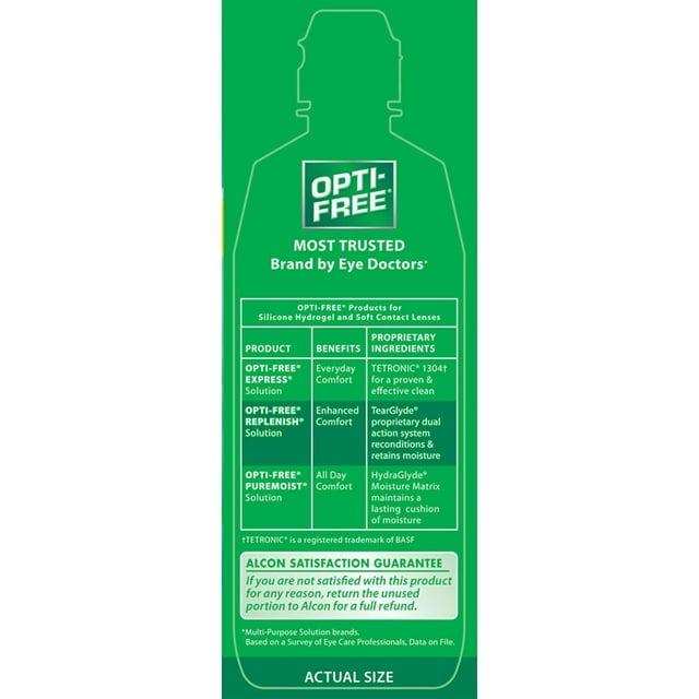 Opti-Free Replenish Multi-Purpose Disinfecting Solution for Contact Lens - Elvoros