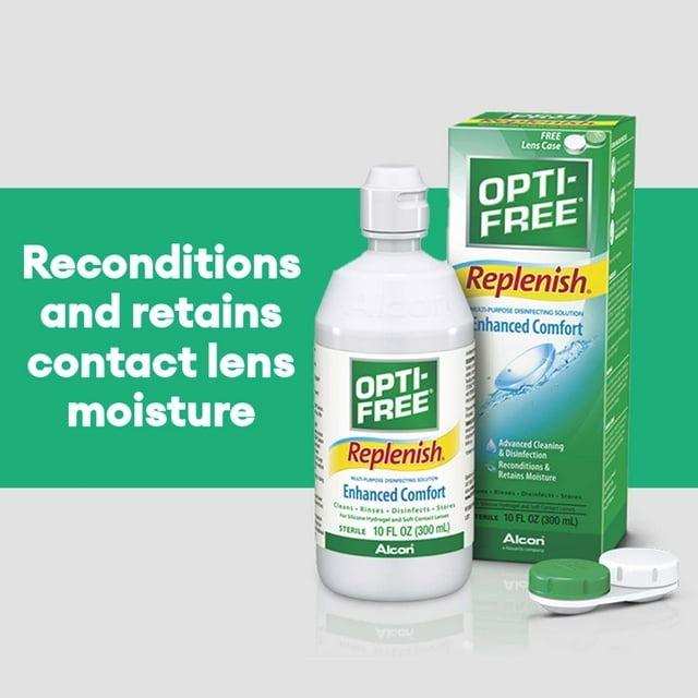 Opti-Free Replenish Multi-Purpose Disinfecting Solution for Contact Lens - Elvoros