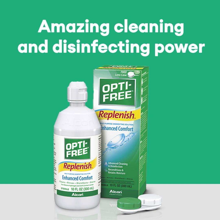 Opti-Free Replenish Multi-Purpose Disinfecting Solution for Contact Lens - Elvoros