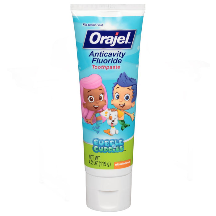 Orajel Kids Paw Patrol Anticavity Fluoride Toothpaste Bubble Guppies