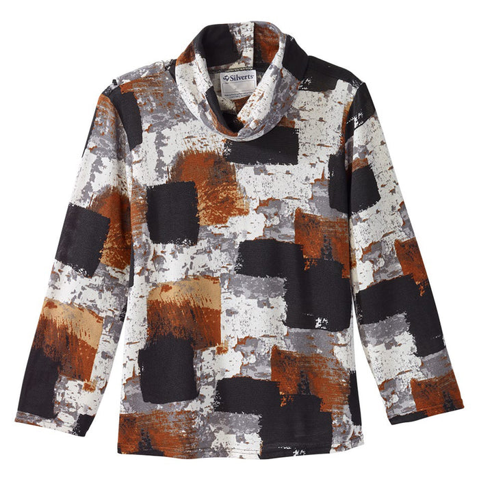 Silverts Women's Adaptive Open Back Cowl Neck Top