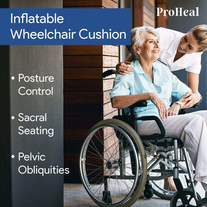 ProHeal Pressure Redistribution Wheelchair Air Cushion - Elvoros