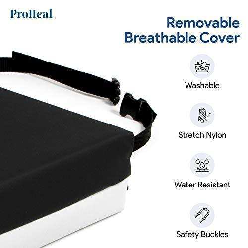 ProHeal Pressure Relief Foam Wheelchair Cushion - Elvoros