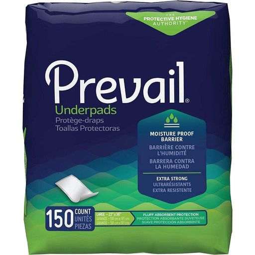 Prevail Underpads Fluff Absorbent - Large 23" x 36" - Elvoros
