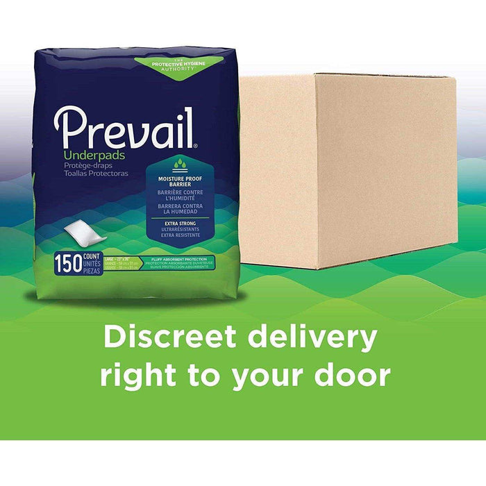 Prevail Underpads Fluff Absorbent - Large 23" x 36" - Elvoros