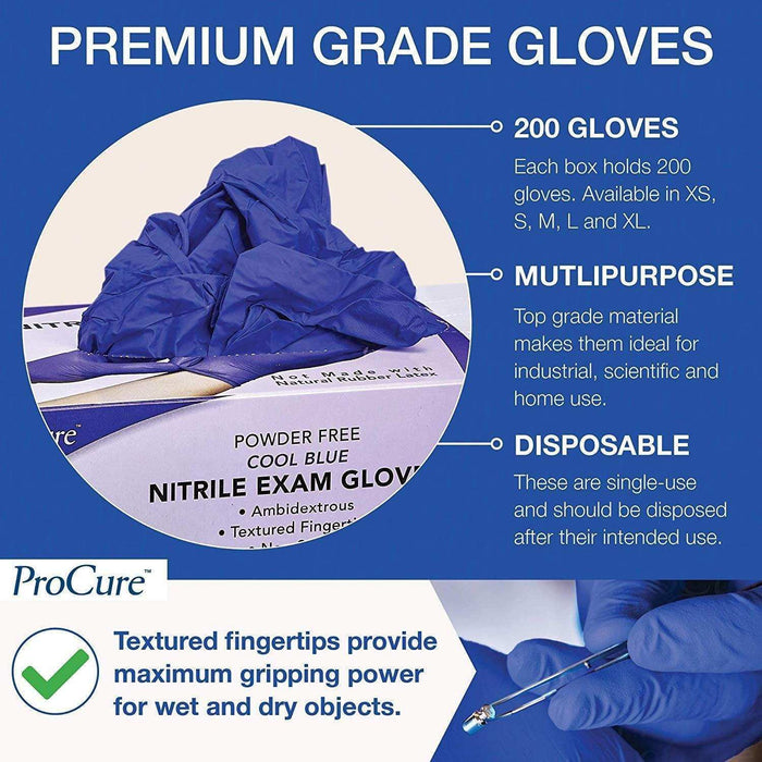 ProCure Nitrile Gloves (Powder Free) - Elvoros