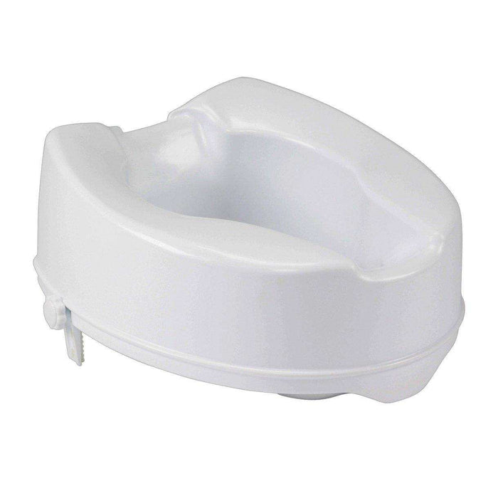 Raised Toilet Seat with Lock, Standard Seat - Elvoros