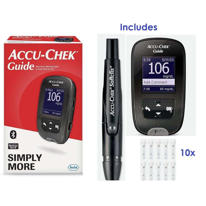 Accu-Chek Guide Blood Glucose Monitoring System Kit - Elvoros