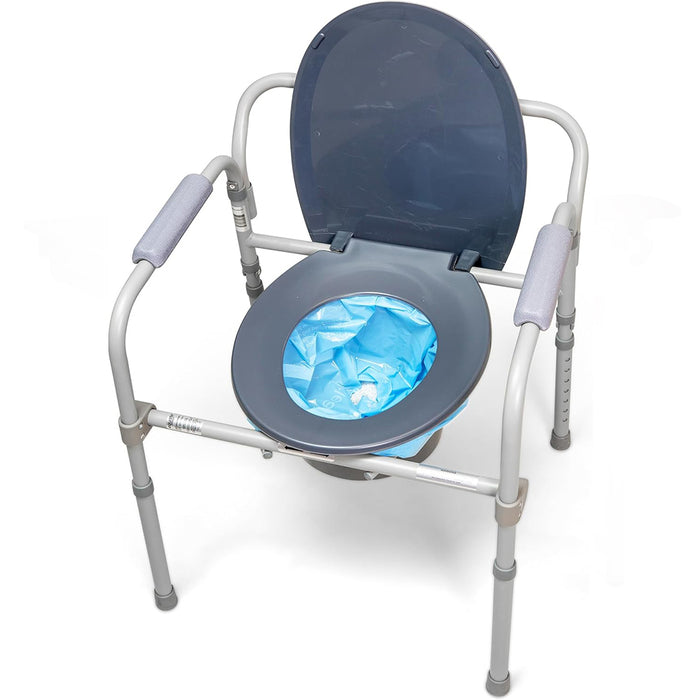 Cleanwaste Sani-Bag+ Sanitary Commode Liners with Poo Powder