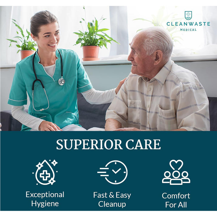 Cleanwaste Sani-Bag+ Sanitary Commode Liners with Poo Powder