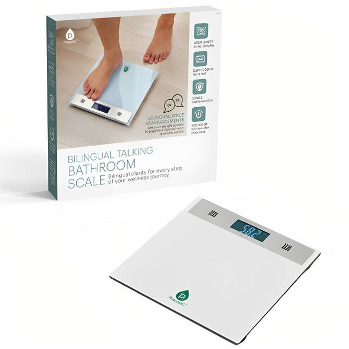 Pursonic Bilingual Talking Bathroom Scale