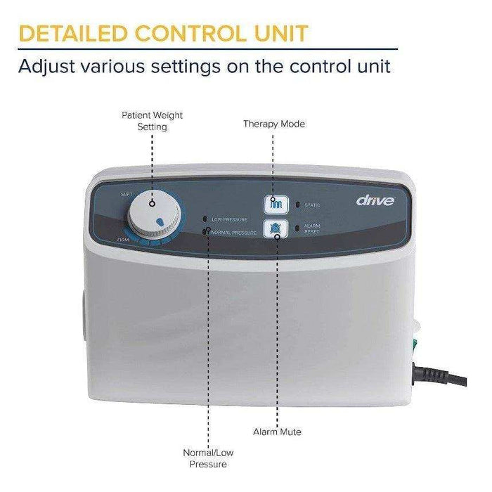 Drive Medical Med Aire Low Air Loss Mattress Replacement System - Elvoros