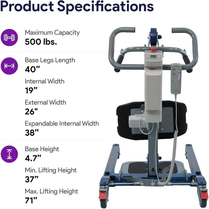 ProHeal Sit to Stand Electric Patient Lift - Elvoros