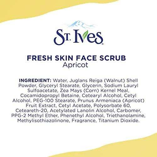 St.Ives Naturally Clear Fresh Skin Invigorates & Smooths Skin Apricot Scrub - Elvoros