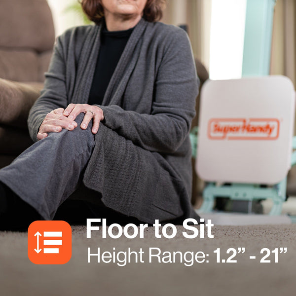 SuperHandy GoRise FC Electric Floor to Chair Lift - Seat Transfer 21" Floor Lift 400Lbs Capacity