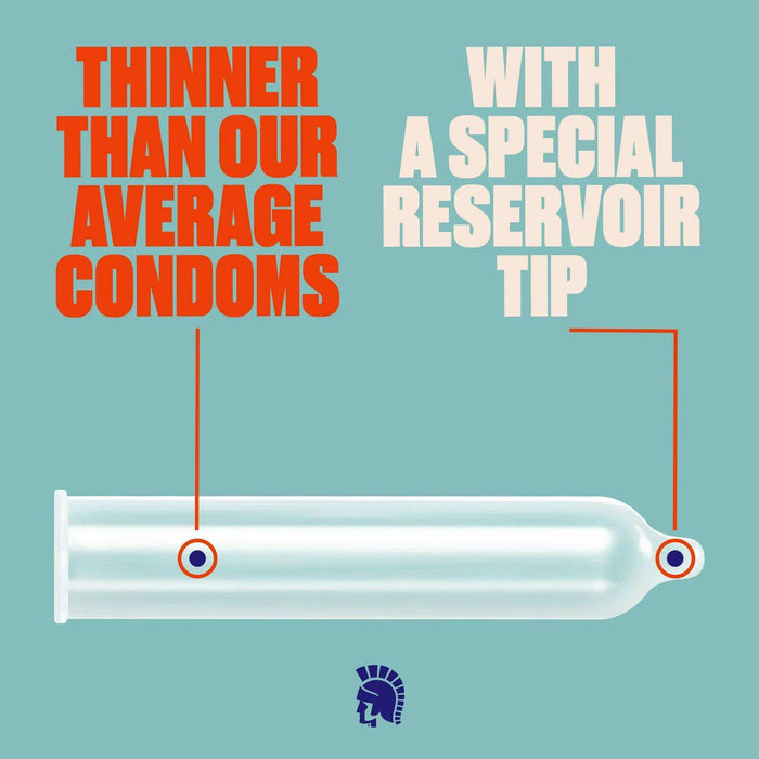 Trojan Ultra Thin Condoms For Ultra Sensitivity Lubricated - 36 Count Value Pack - Elvoros