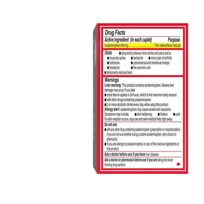 Tylenol 8 Hour Muscle Aches & Pain Acetaminophen Tablets - 24 Count - Elvoros