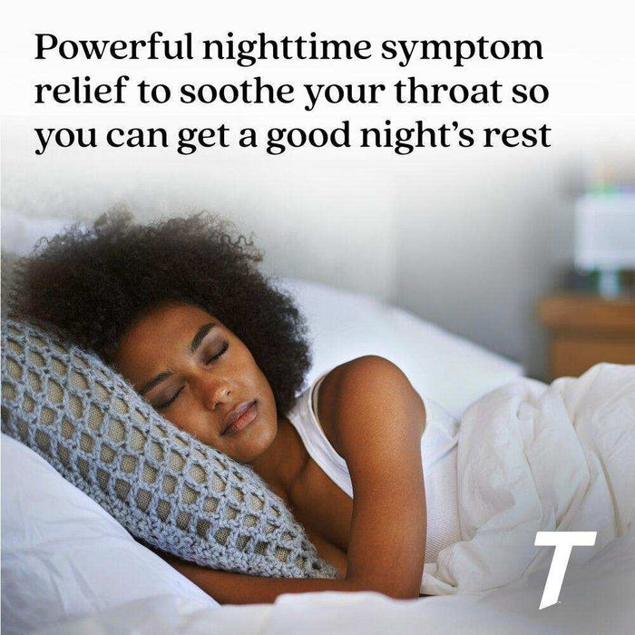 Tylenol Extra Strength Severe Cough + Sore Throat Night Liquid - 8 OZ - Elvoros