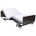 Ultra Low Electric Homecare Hospital Bed and Memory Foam Mattress - Expandable Width - Elvoros