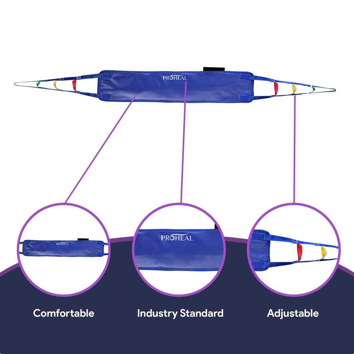 ProHeal Universal Buttocks Support Strap for Sit to Stand Patient Lift Sling - Elvoros