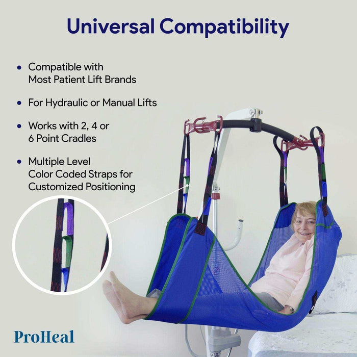 ProHeal Universal Full Body Solid Lift Slings - Elvoros