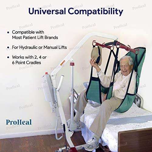 ProHeal Universal Padded Lift U Sling with Head Support - Elvoros