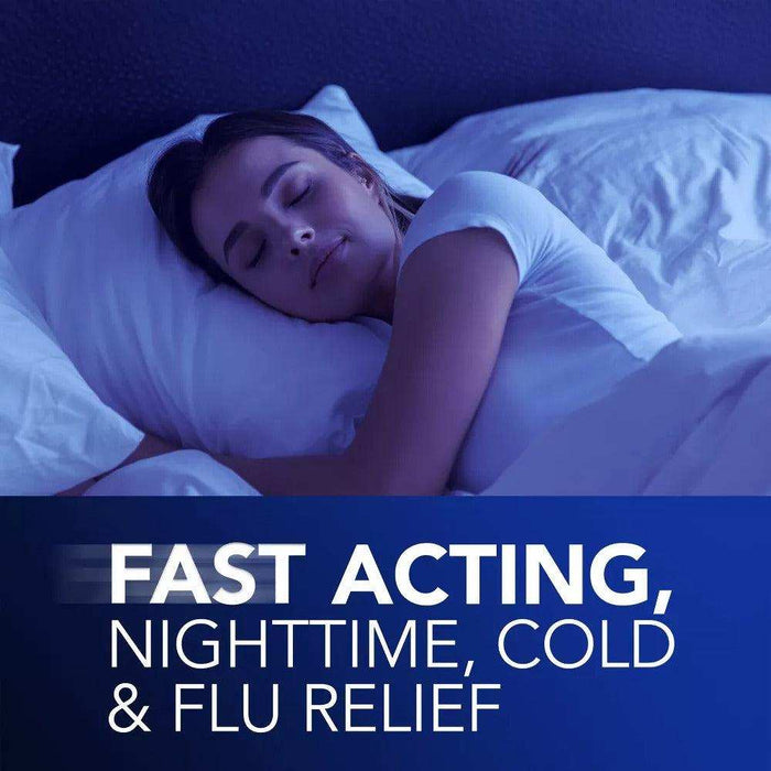 Vicks NyQuil Severe Cold & Flu Medicine Liquicaps - 24ct - Elvoros