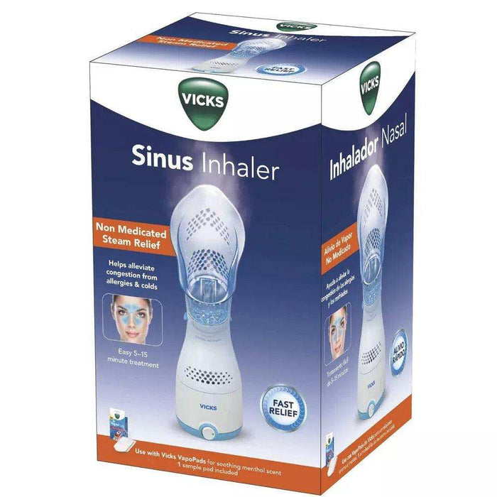 Vicks Personal Steam Inhaler with Variable Steam Control & Soft Mask - Elvoros